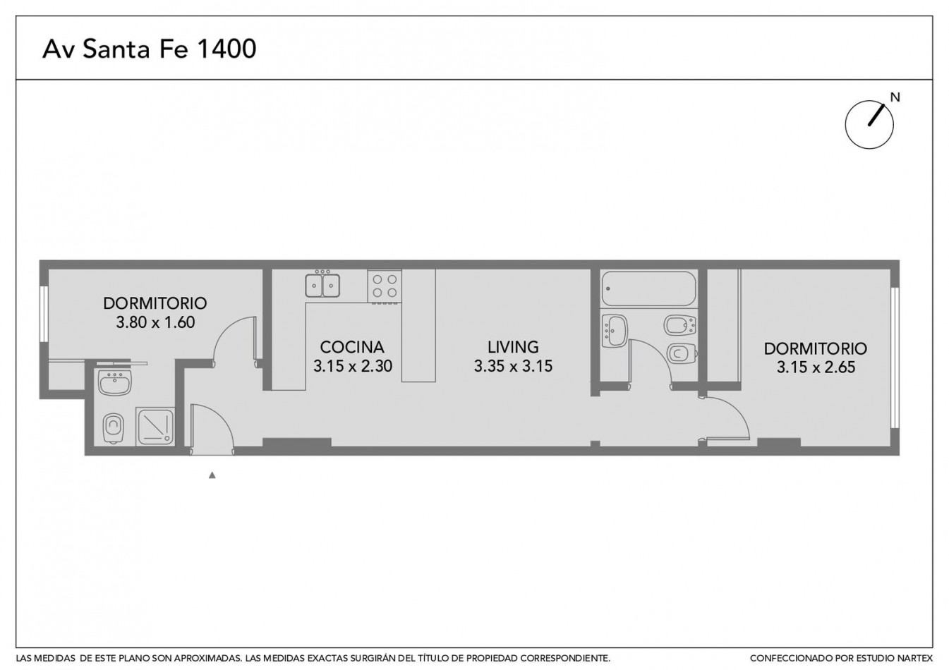 Venta 3 Ambientes, Santa Fe 1400, Recoleta