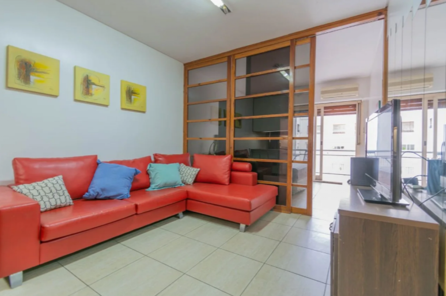 Alquiler Temporario Monoambiente amplio c/balcon, Santa Fe 800, Retiro