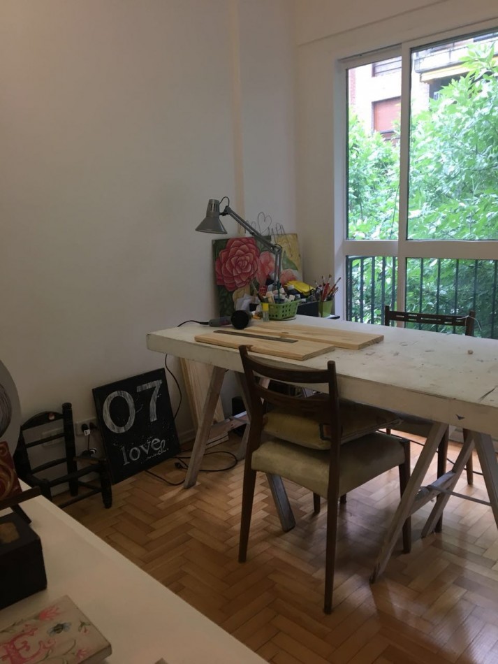 Alquiler Temporario Monoambiente SIN MUEBLES, Migueletes 700, Las Cañitas. 2