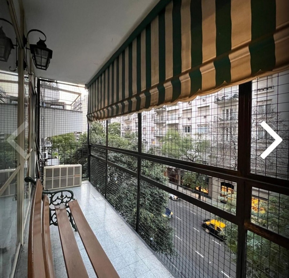 Alquiler Temporario 2 Ambientes c/Balcon, Callao 1700, Recoleta.