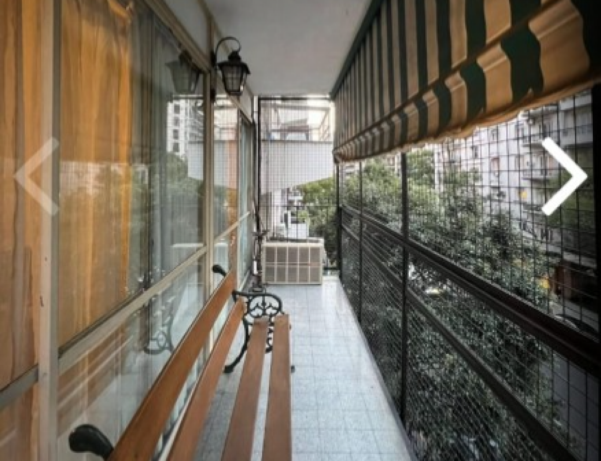Alquiler Temporario 2 Ambientes c/Balcon, Callao 1700, Recoleta.