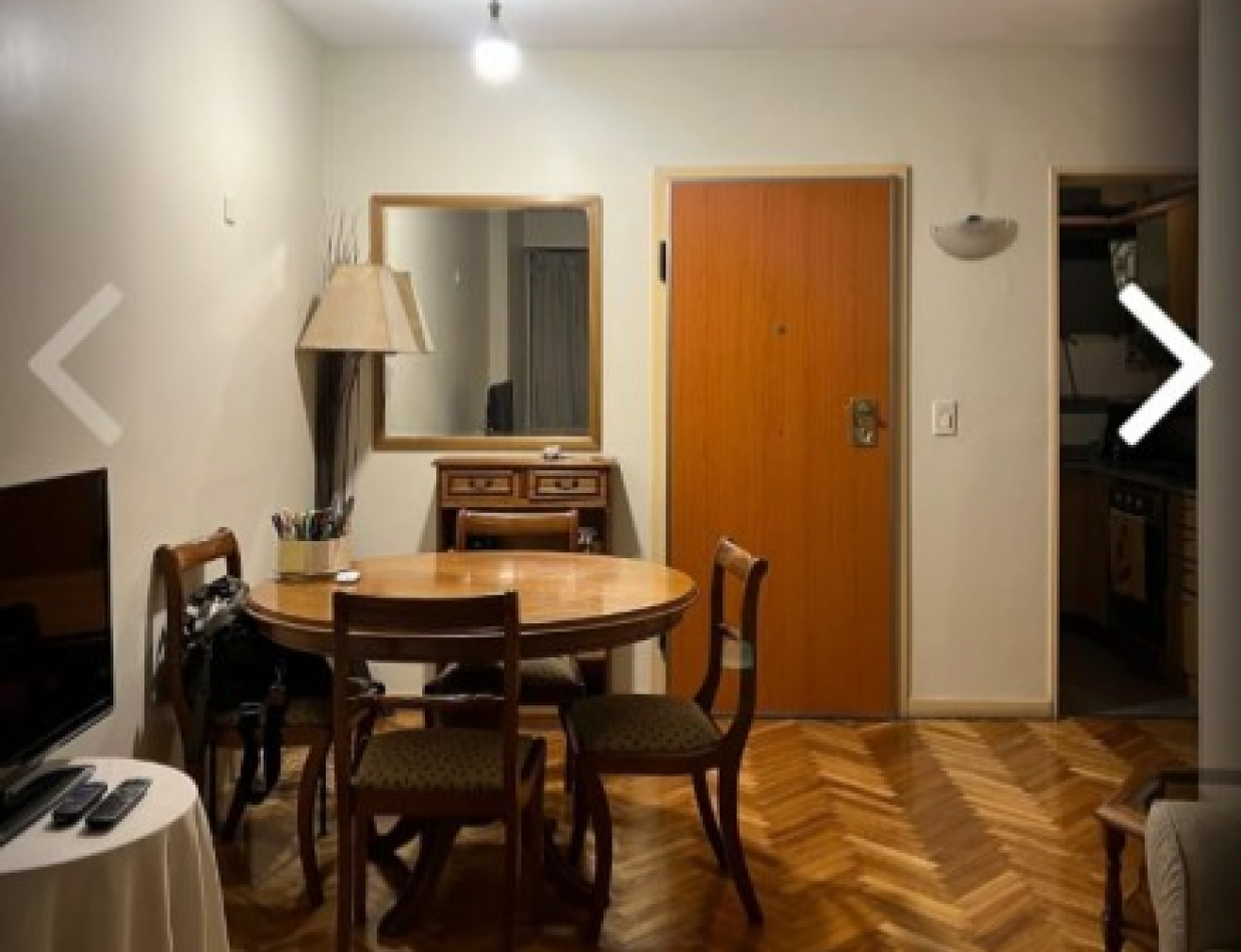 Alquiler Temporario 2 Ambientes c/Balcon, Callao 1700, Recoleta.
