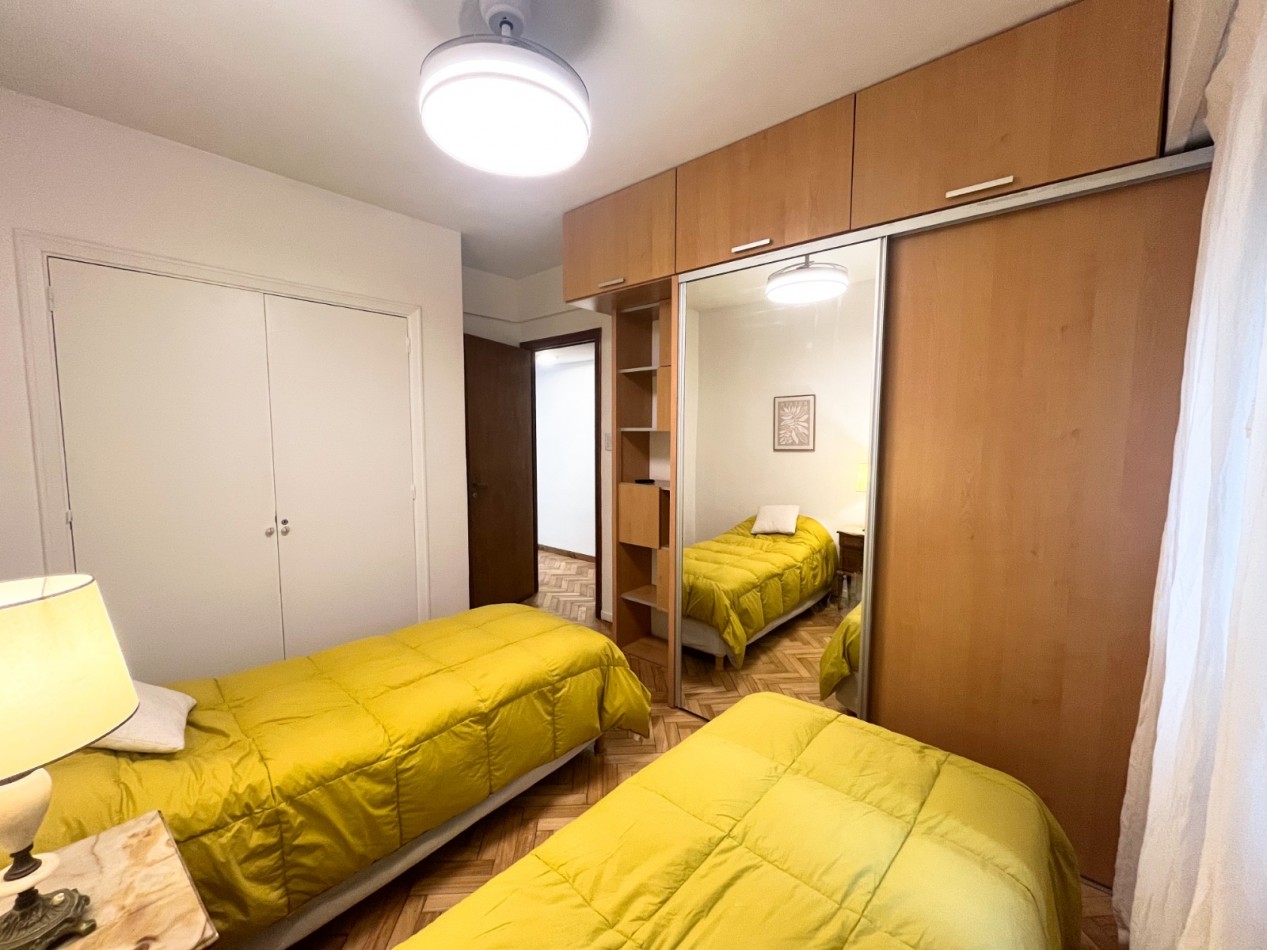 Alquiler Temporario SEMIPISO 3 Ambientes + escritorio, French 2600, Recoleta