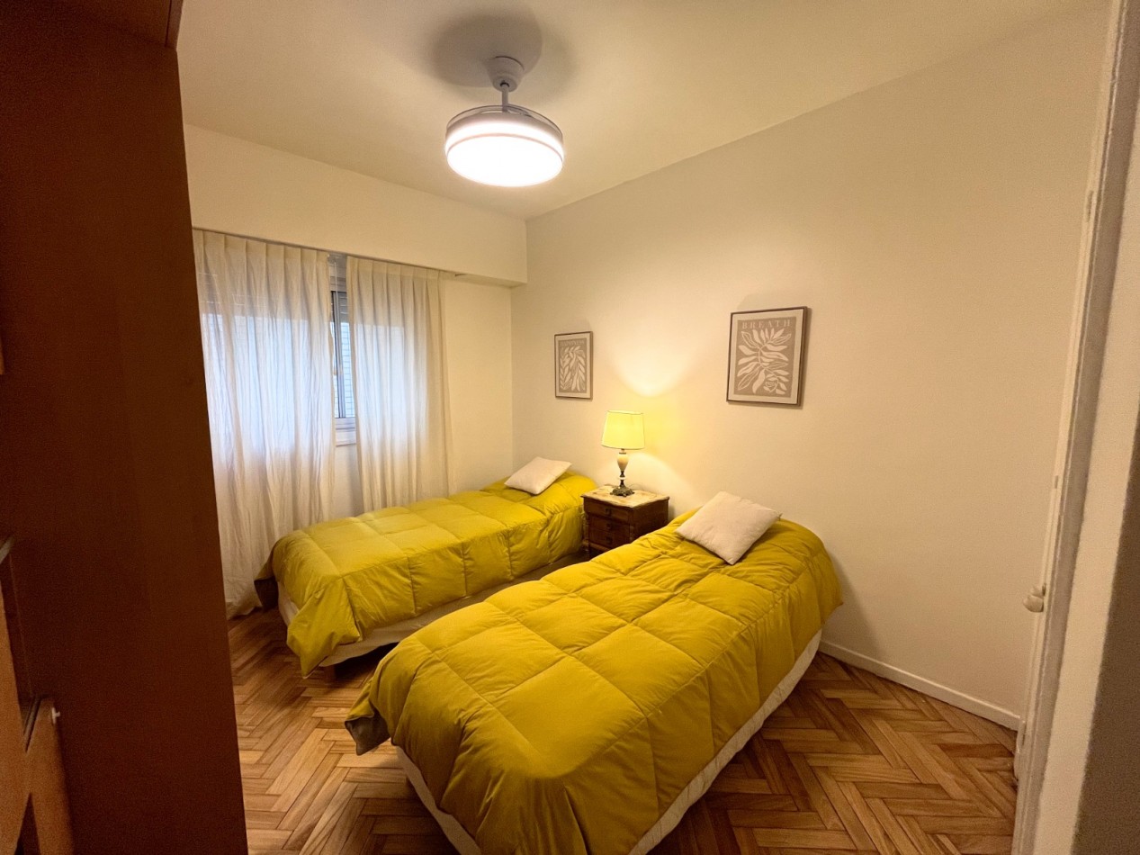 Alquiler Temporario SEMIPISO 3 Ambientes + escritorio, French 2600, Recoleta