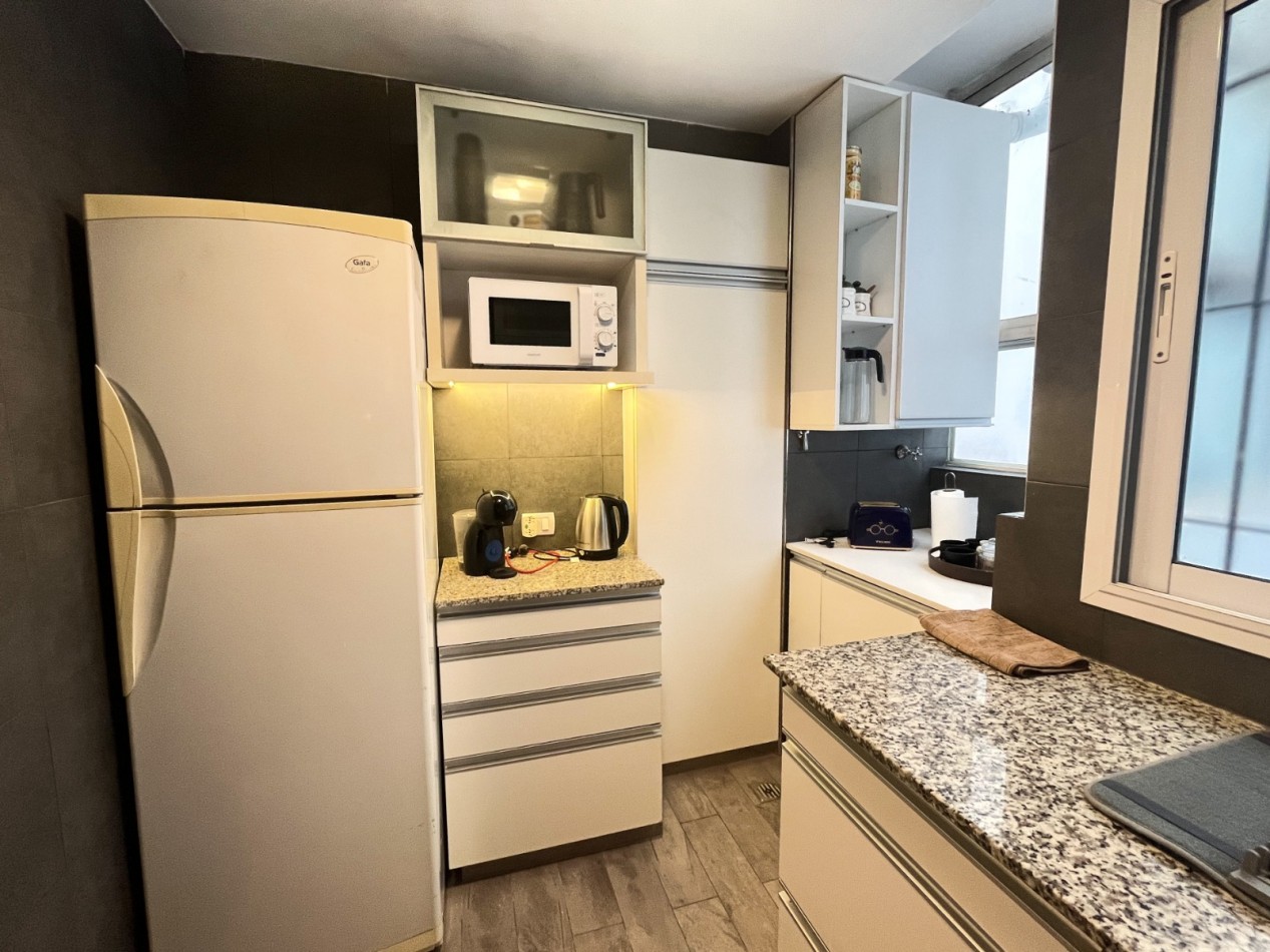 Alquiler Temporario SEMIPISO 3 Ambientes + escritorio, French 2600, Recoleta